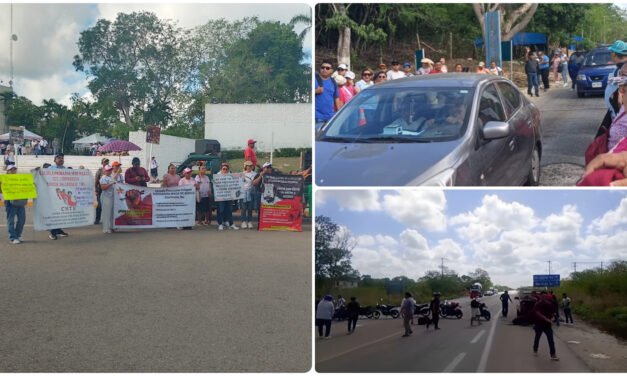 Arrecian protestas de CNTE: Ahora en zonas arqueológicas y carretera