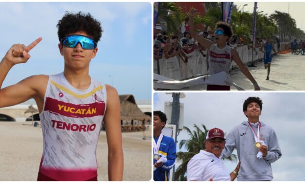 Jesús Tenorio, medalla de oro en Duatlón para Yucatán