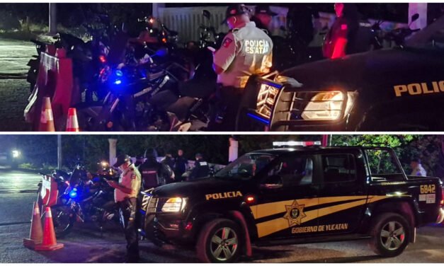 Operativo ‘anti-arrancones’ en Progreso: Les quitan motocicletas