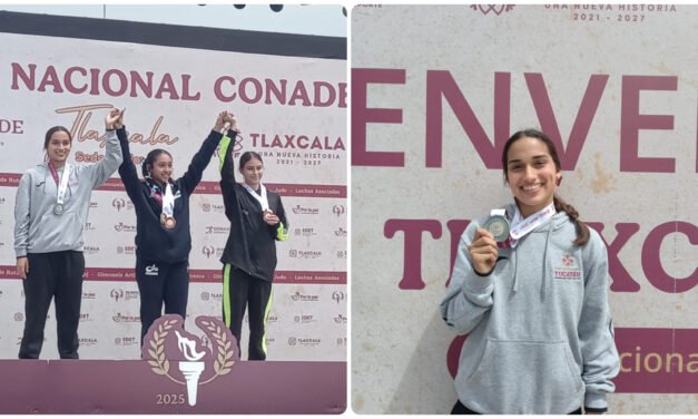 Plata para Yucatán en salto triple sub-18, con Camila Medina
