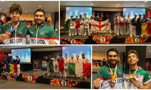 Yucateco Emiliano Aristi Villamil, subcampeón mundial de karate en Suecia