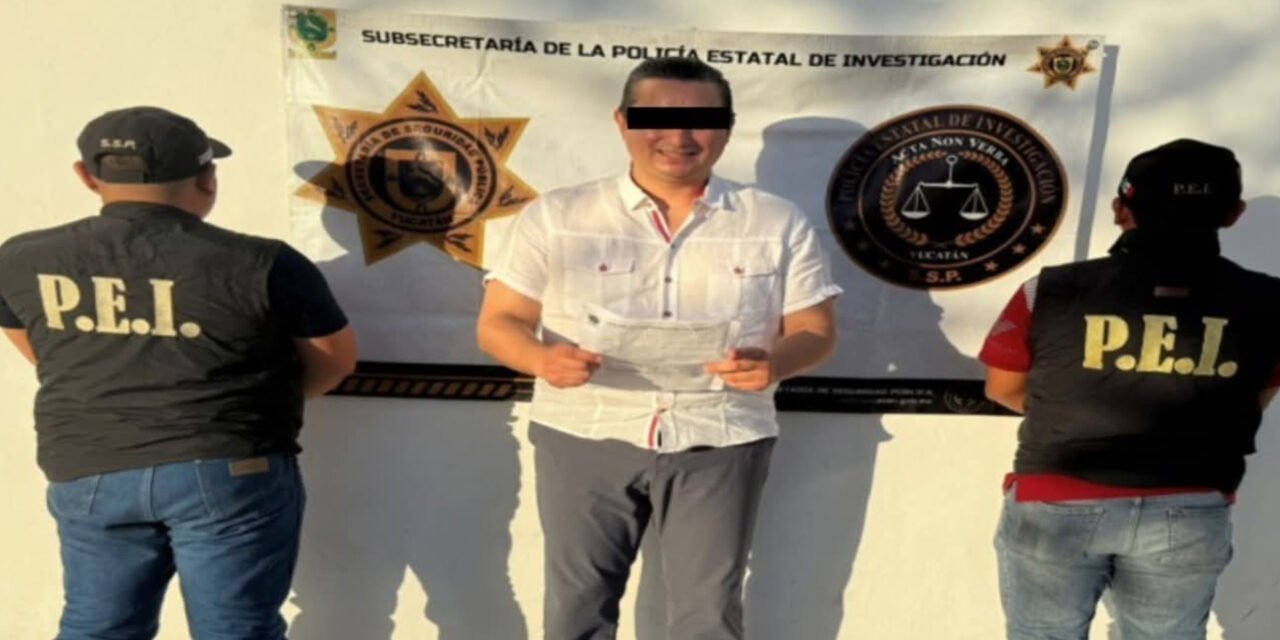 Detenido Detenido Rafael Echazarreta Torres, presidente del PRI en Mérida