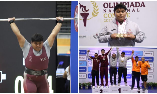 Halterofilia cierra con fuerza y más medallas para Yucatán