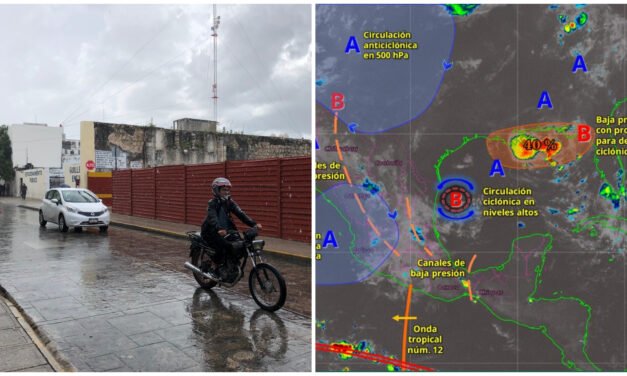 Miércoles caluroso y de ‘lluvia de intensidad variable’ en Yucatán