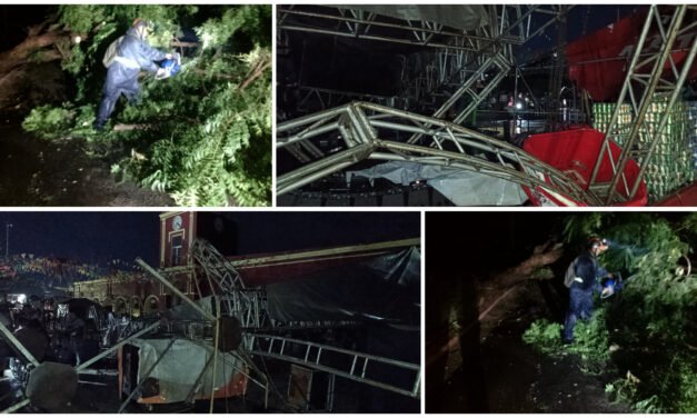 ‘Mini tornado’ azotó Ticul con daños considerables