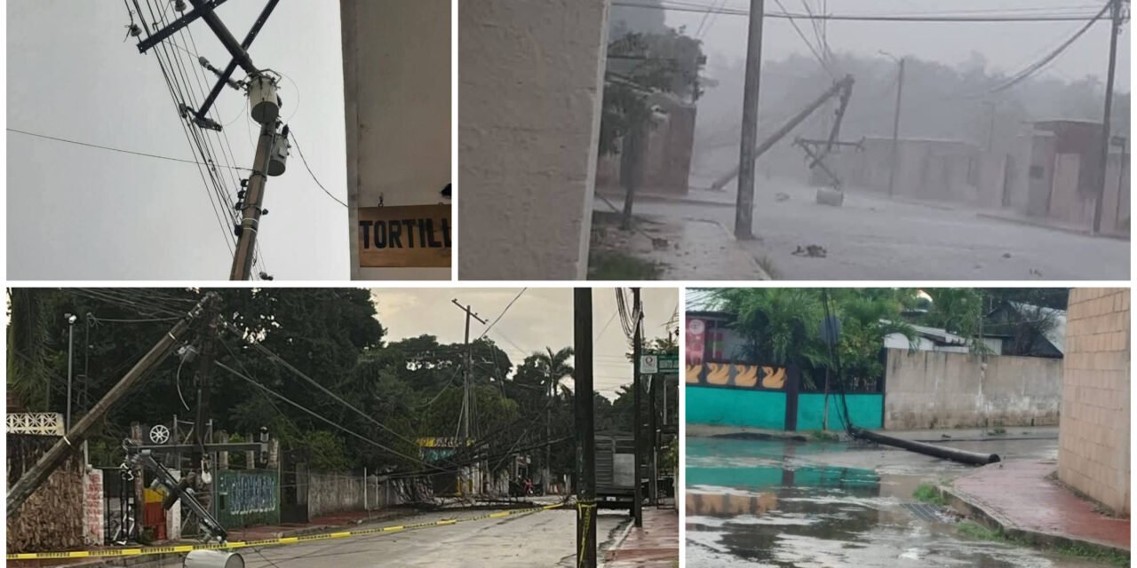 Otro ‘mini tornado’ en Yucatán, ahora en oriente del estado