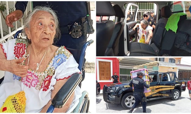 Nonagenaria abandonada por hijas en la calle: la llevan a Oxholón, Umán