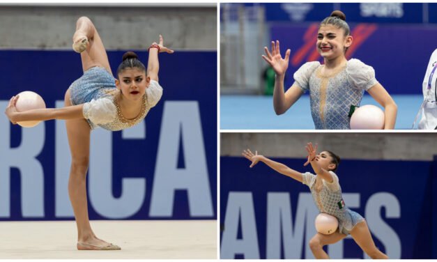 La yucateca Ana Luisa Abraham Habib, oro en gimnasia rítmica