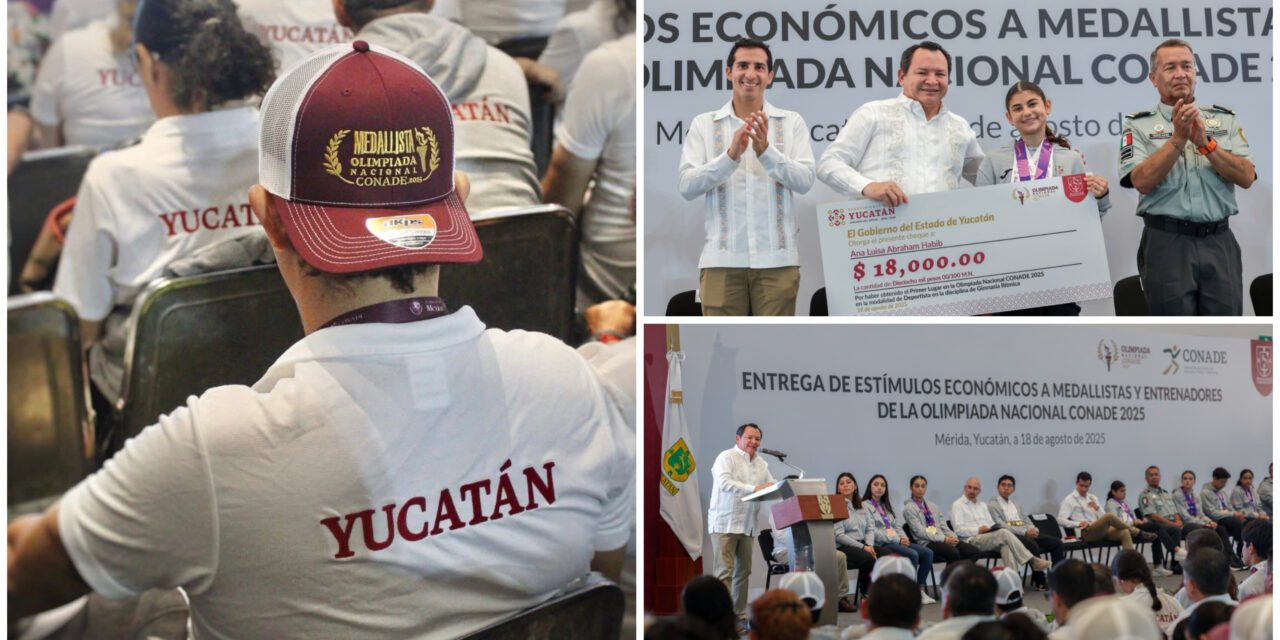 Premio adicional a los atletas de alto rendimiento en Yucatán