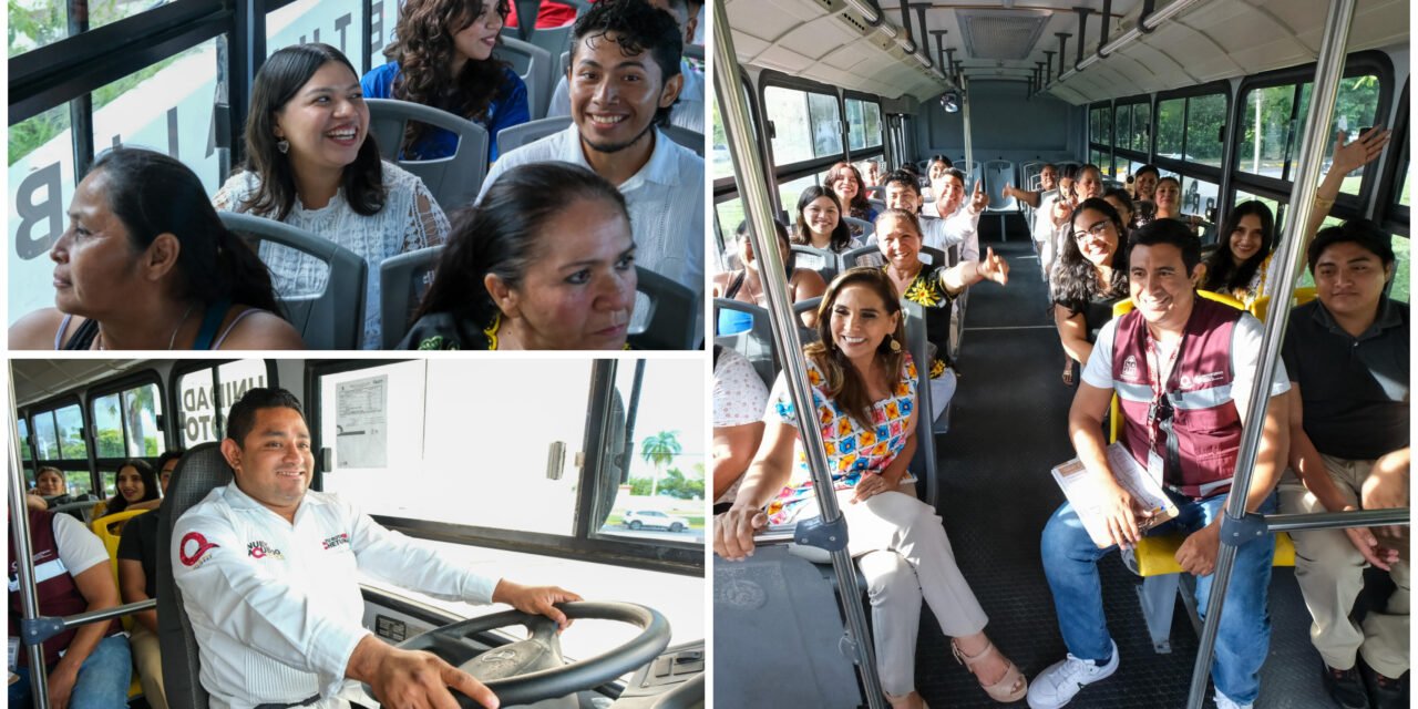 Estrena Chetumal ‘modelo Va y Ven’ en transporte público