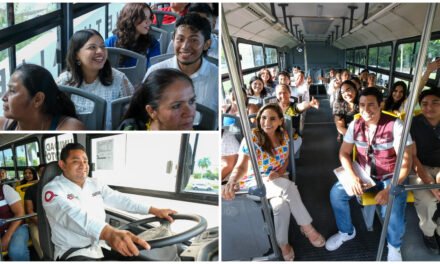 Estrena Chetumal ‘modelo Va y Ven’ en transporte público