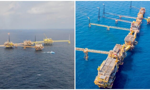 Robo a mano armada de 50 equipos en plataforma de Pemex