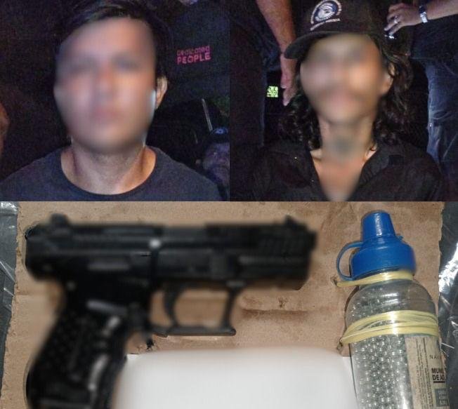 Vecinos reportan ‘disparos’ en centro de Mérida, policía exhibe réplica de arma