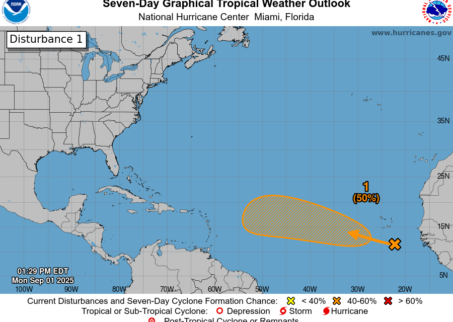 Zona en vigilancia: sube potencial de baja presión asociada a onda tropical