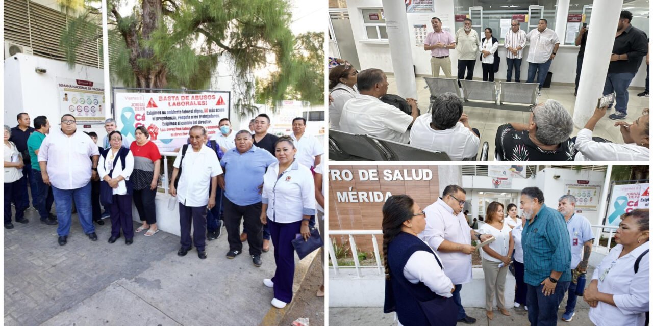 ‘Contragolpe de aviadores’ en Centro de Salud Mérida