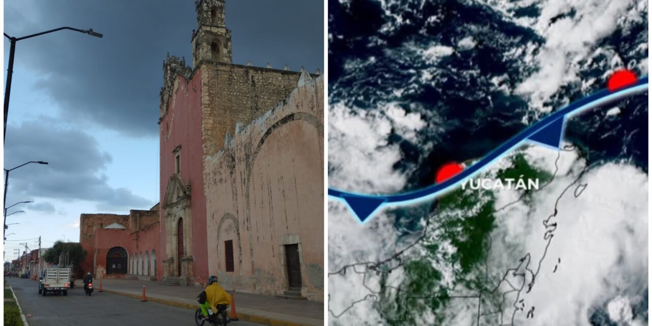 Más lluvias por frente estacionario que llegará cerca de costa yucateca