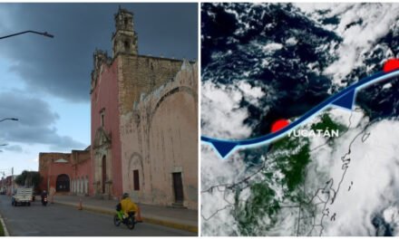 Más lluvias por frente estacionario que llegará cerca de costa yucateca