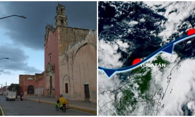 Más lluvias por frente estacionario que llegará cerca de costa yucateca
