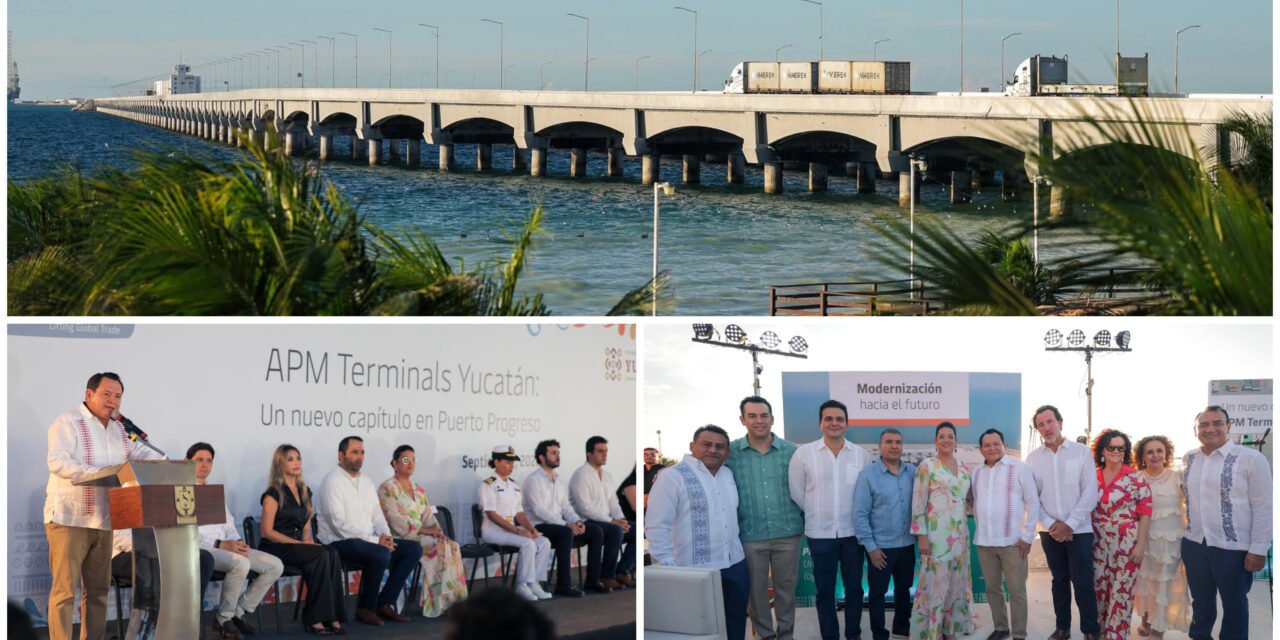 Centro logístico internacional en puerto Progreso
