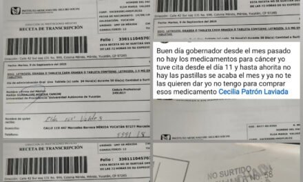 Denuncia paciente del IMSS falta de medicamentos contra cáncer