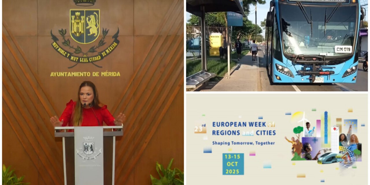 Urgencia de resolver transporte público en Mérida; viaje de Cecilia