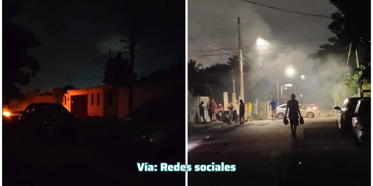 Bloquean periférico vecinos de El Roble Agrícola y regresa la luz