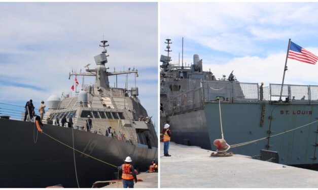 Atracó en puerto Progreso buque de combate de Estados Unidos