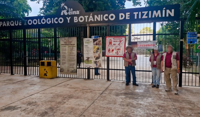 Retiran de zoológico ‘La Reina’ de Tizimín 95 animales