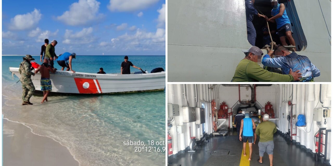 Urgencia médica de pescadores de Celestún al norte de Ciudad del Carmen