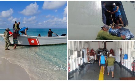 Urgencia médica de pescadores de Celestún al norte de Ciudad del Carmen