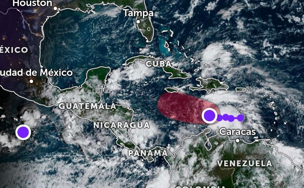 Se espera ciclón tropical este martes en el mar Caribe