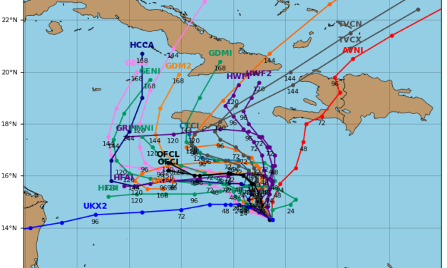 Poderoso huracán en gestación en el mar Caribe, muy distante de península Yucatán