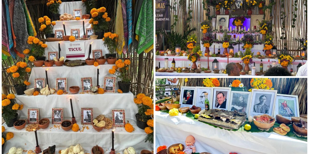 Tributo a destacadas figuras del arte y la política en Plaza Grande de Mérida (Crónica)