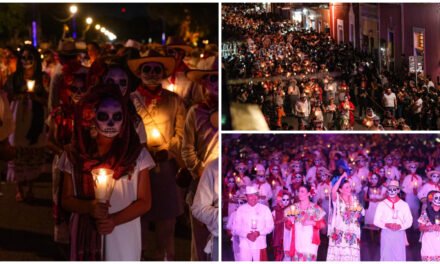 Recibe Mérida a fieles difuntos con Paseo de las Ánimas