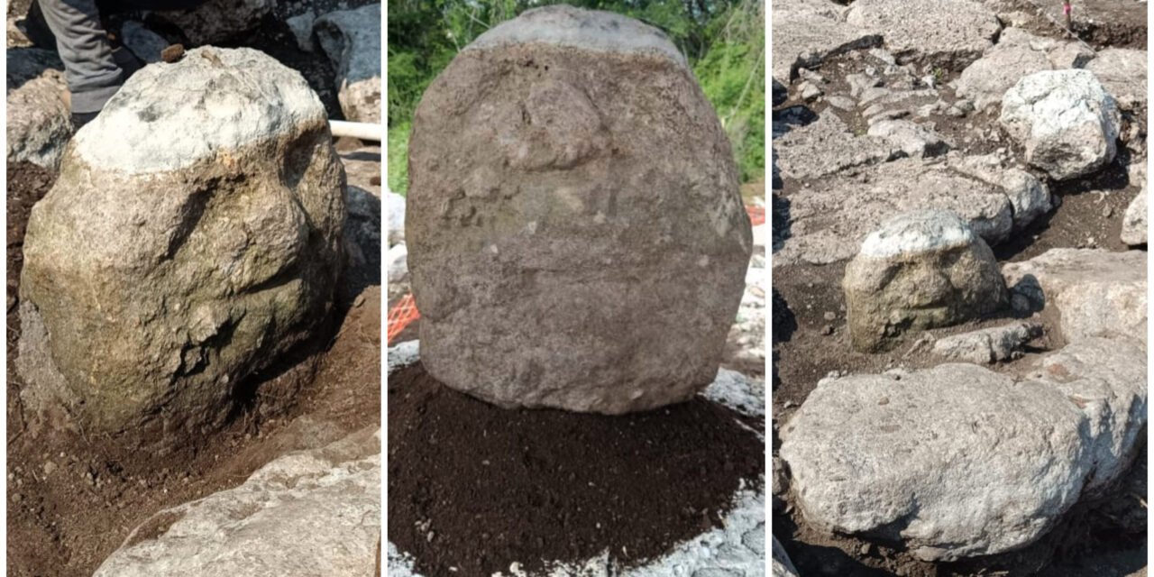 ‘Señor anciano’, vestigio arqueológico en trazo Tren Maya de carga