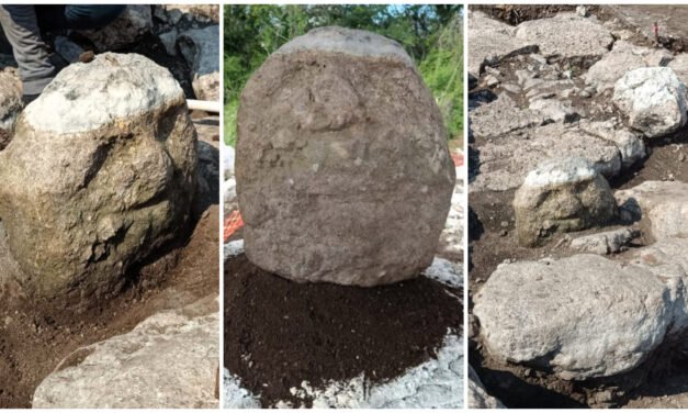 ‘Señor anciano’, vestigio arqueológico en trazo Tren Maya de carga