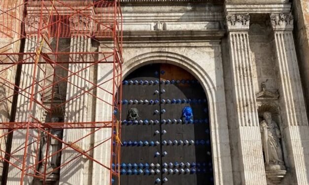 INAH restaura Catedral de Mérida con rayos laser