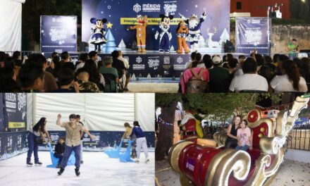 Pista ‘Magia sobre Hielo’ en Paseo de Montejo, abierta