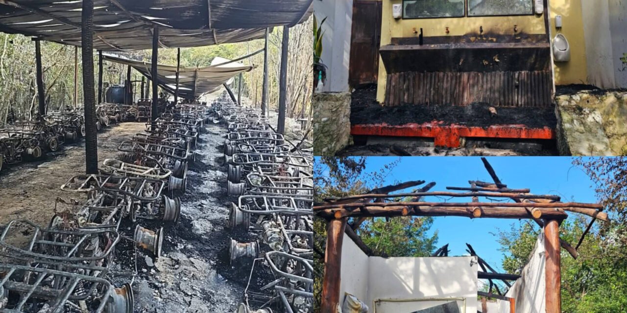 Incendio en Cozumel destruye bienes de empresa turística yucateca