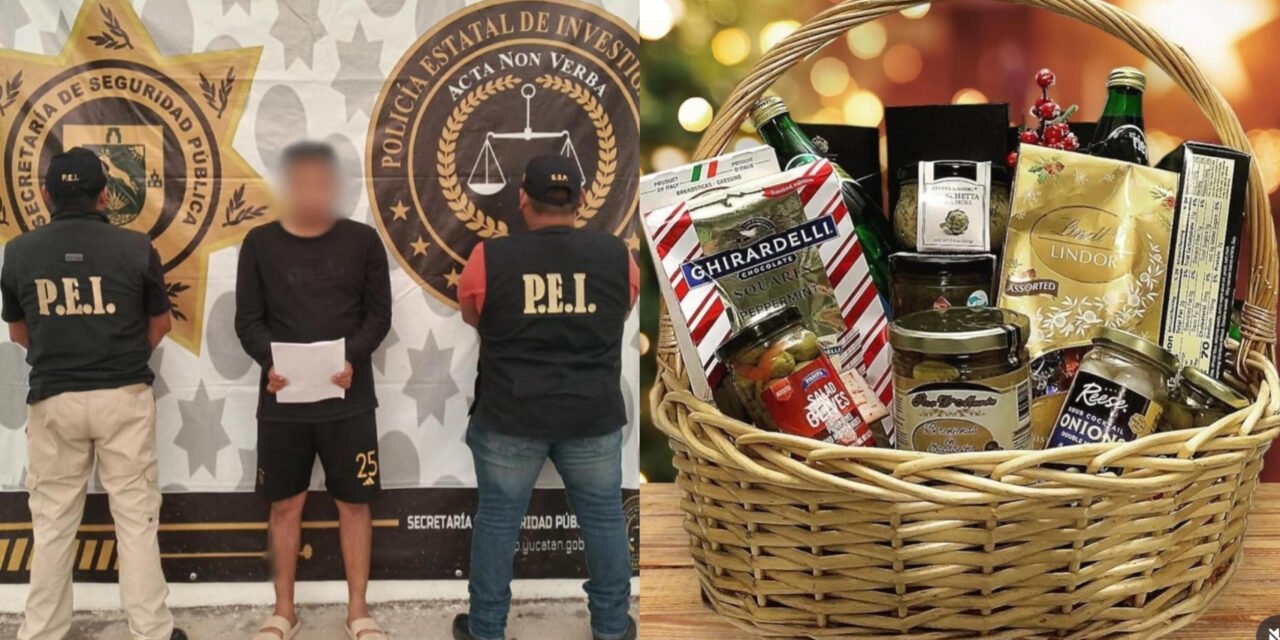 Defraudó con canastas navideñas; lo denuncian y está detenido