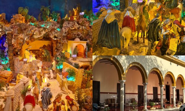 Ancianos de asilo en Mérida logran llamativo Nacimiento