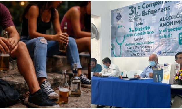 Crece alcoholismo entre jóvenes y mujeres en Yucatán