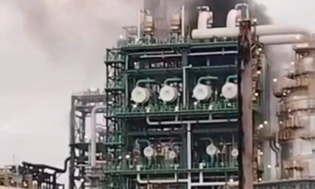 Refinería Olmeca enfrentó conato de incendio