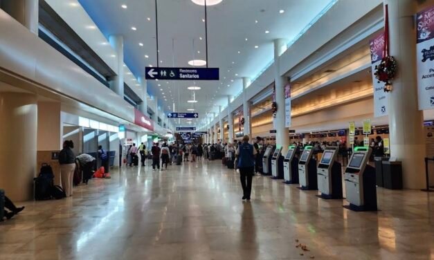 Cancún hoy: seis cancelaciones y 34 demoras por mal tiempo en EU