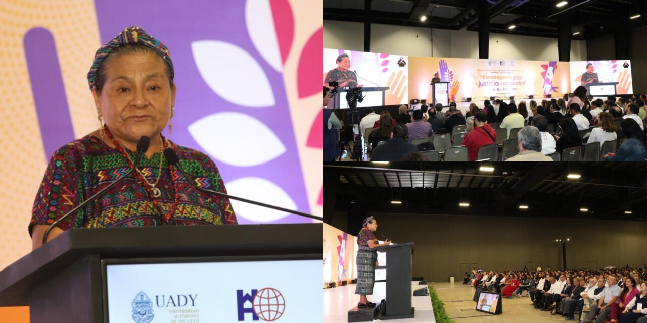 Construir la paz en comunidad: Rigoberta Menchú