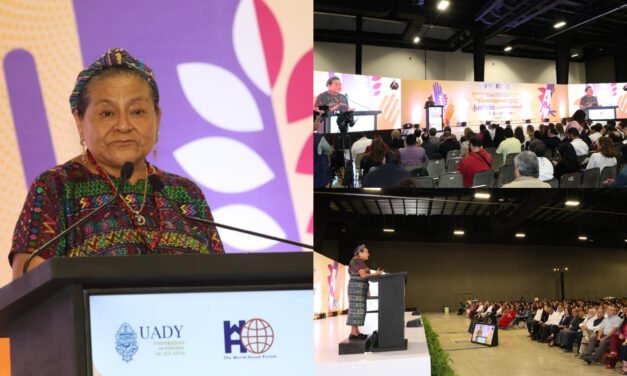 Construir la paz en comunidad: Rigoberta Menchú