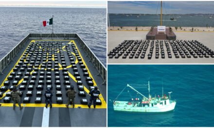 Golpe conjunto de México y EU al tráfico de drogas en alta mar