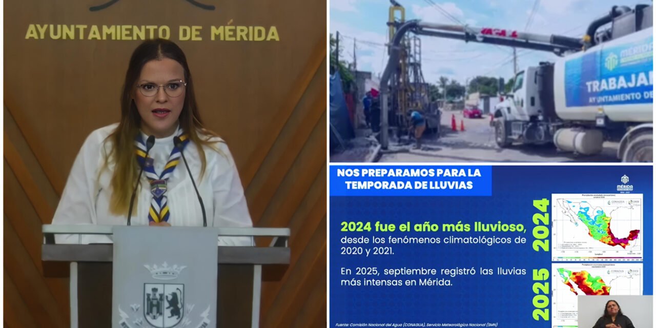 Se preparan en Mérida para temporada de lluvias