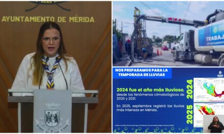 Se preparan en Mérida para temporada de lluvias