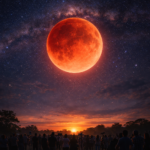 Llegó la fecha: espectáculo astronómico de ‘Luna Roja’